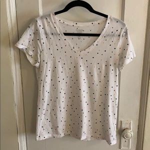 Gap Outlet Polka-dot V-neck T-shirt